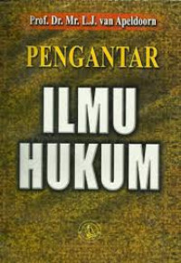 Image of Pengantar ilmu hukum